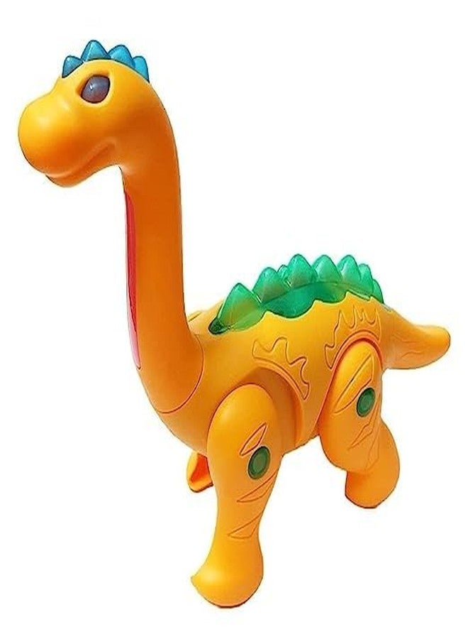 TEMSON Musical Dinosaur Toy for Kids with Colorful Lights and Pull Along Function. - Image 1